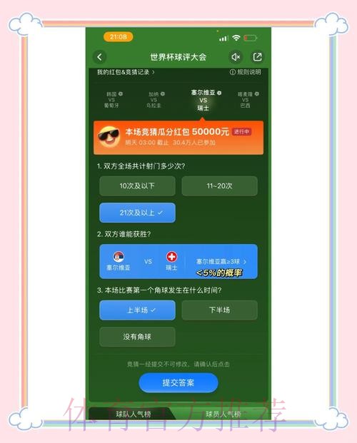 深入解析世界杯竞猜官网的热门选项